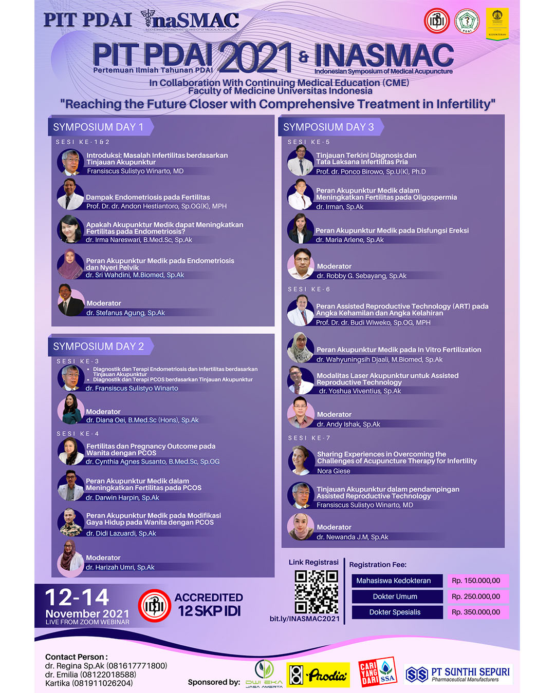 Pertemuan Ilmiah Tahunan PDAI 2021 & Indonesian Symposium of Medical Acupuncture - Perhimpunan Dokter Spesialis Akupunktur Medik Indonesia